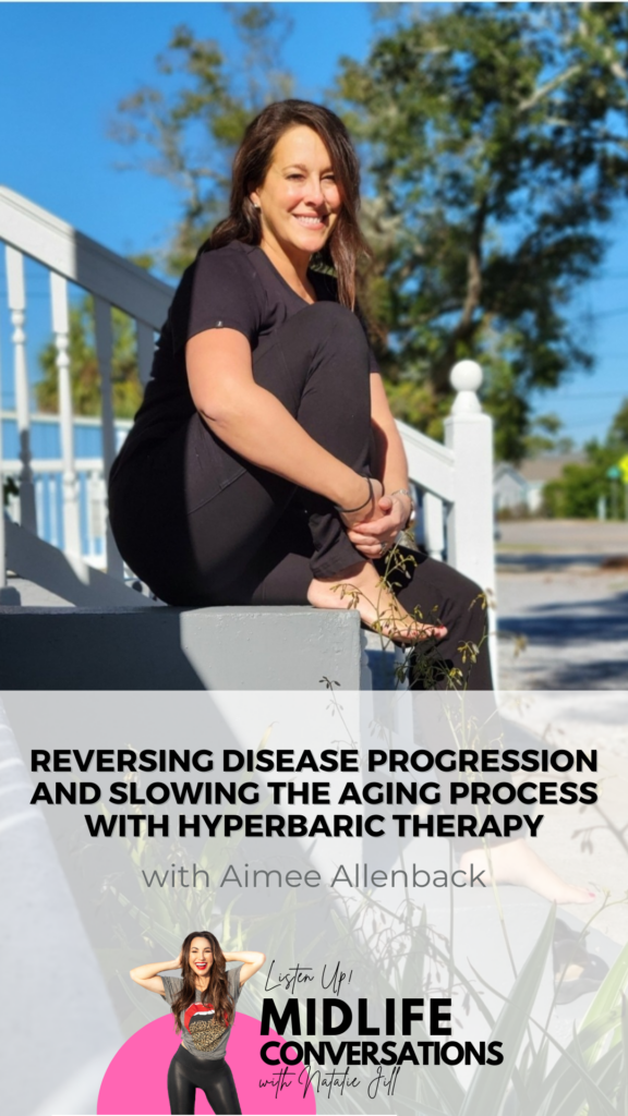 Reversing Disease Progression and Slowing the Aging Process with Hyperbaric Therapy with Aimee Allenback pin